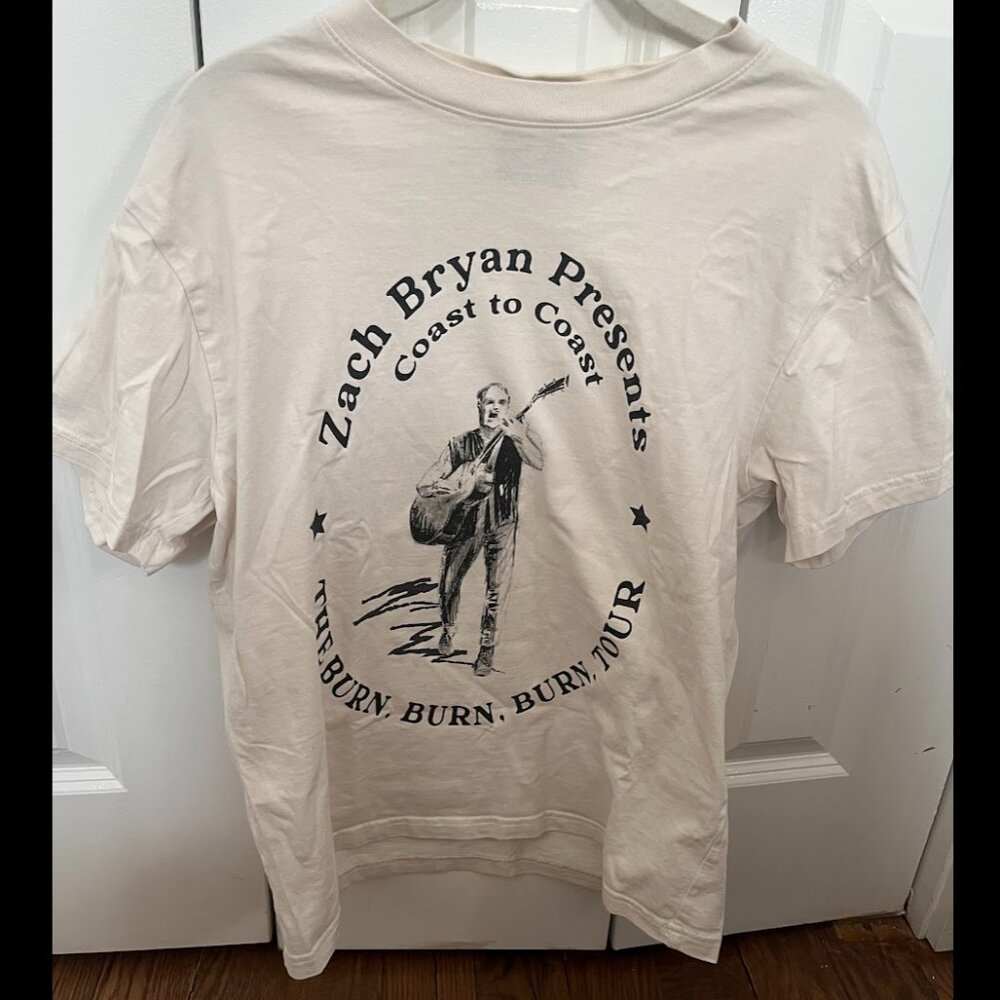 Zach Bryan 'Burn, Burn, Burn' Tour T-Shirt (Size S)